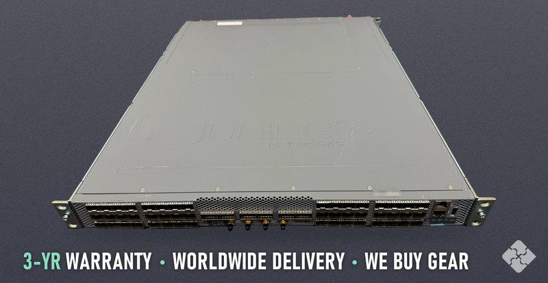 Juniper ACX7100-48L-DC-AO / ACX7100 chassis with 48 SFP56 / 6 QSFP56-DD, DC PSU, AFO