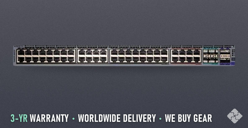 Arista DCS-7010TX-48C-F / 48 ports of 1GbE RJ45 and 4 ports of 10/25GbE SFP28