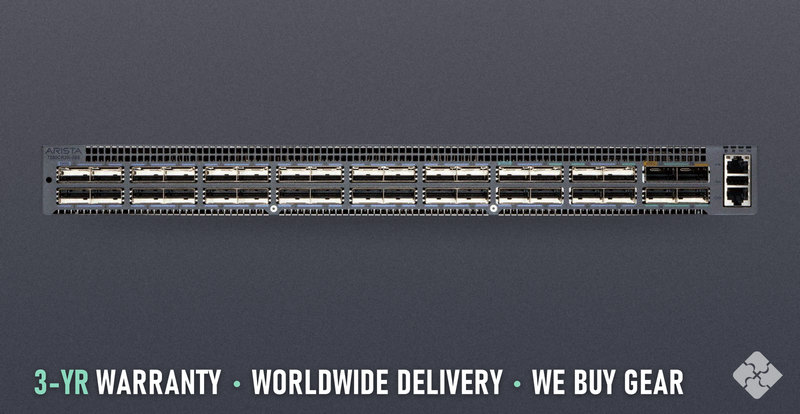 Arista DCS-7280CR3-32P4-R / 32 ports of 100GbE QSFP28 and 4 ports of 400GbE OSFP