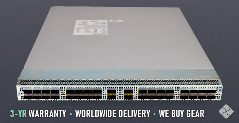 Arista DCS-7280CR3K-32D4-F / 32 ports of 100GbE QSFP28 and 4 ports of 400GbE QSFP-DD
