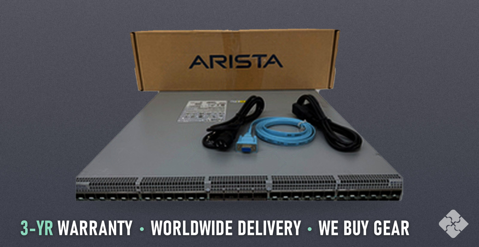 DCS-7280SR3-48YC8-F Arista Switch, Front-Back, 48x 1/10/25GbE SFP28 and 8x 100GbE QSFP28