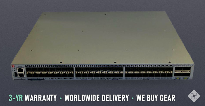 BR-VDX6740-24-F Brocade switch, 24x 10GbE SFP+ and 4x 40GbE QSFP+