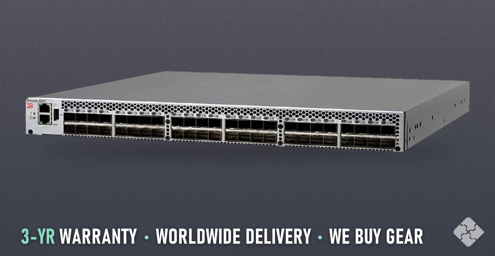 Brocade 6510 48 Port Switch 24 Active Ports