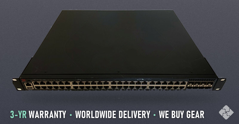 ICX7250-48P-2X10G Brocade ICX7250 switch, 48x 1GbE PoE+ RJ45 and 2x 10GbE SFP+