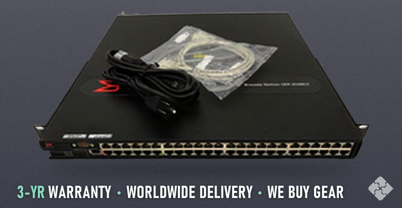 NI-CER-2048CX-AC Brocade router, 48x 1GbE RJ45 and 2x 10GbE XFP