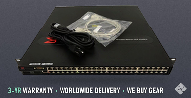 NI-CER-2048CX-RT-AC Brocade router, 48x 1GbE RJ45 and 2x 10GbE XFP