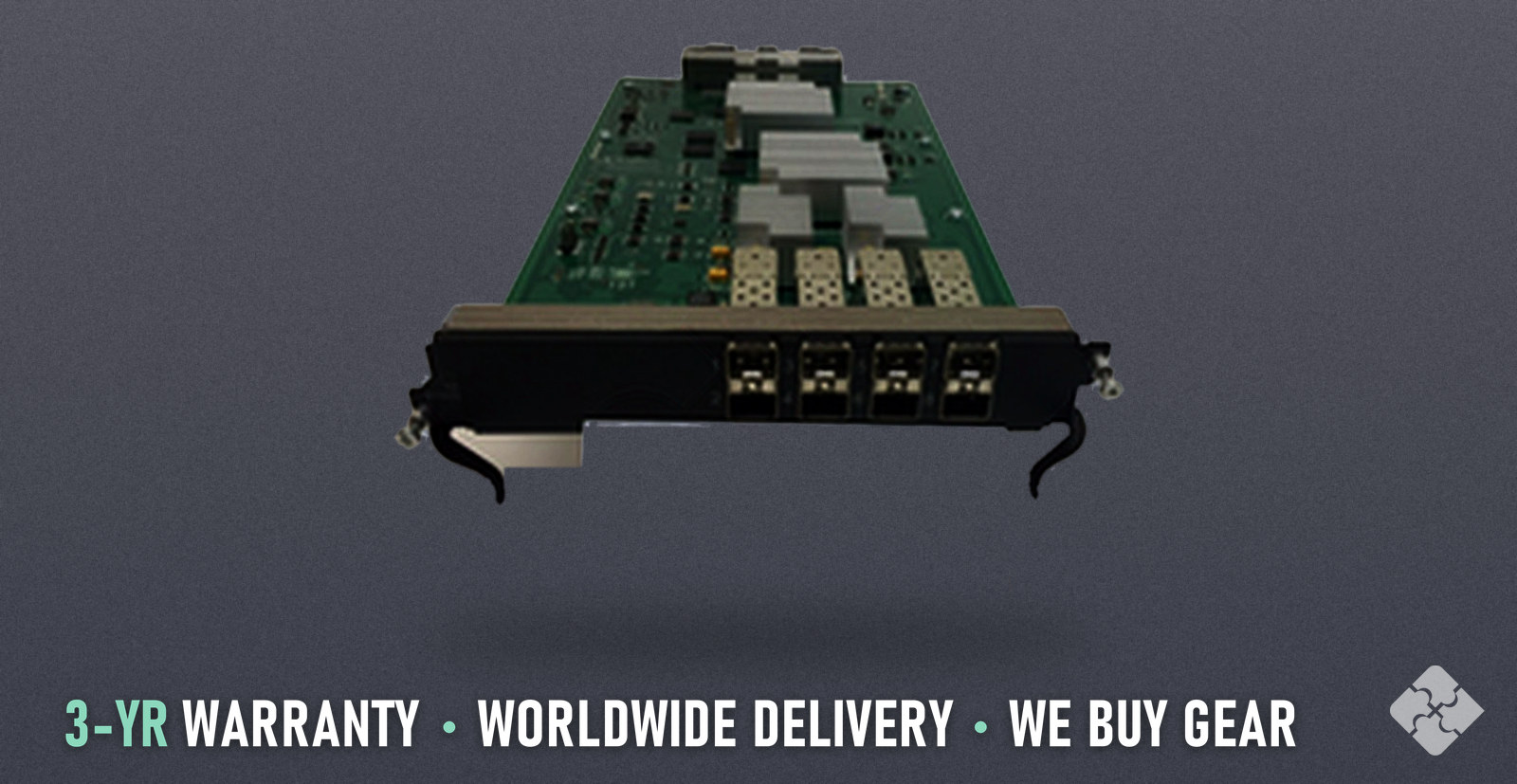 SX-FI-8XG Brocade Line Card, Refurbished, 8x 10GbE SFP+
