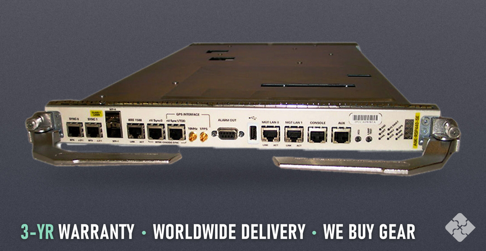 Cisco A9K-RSP880-TR / ASR 9000 Route Switch Processor 880, 16 GB DRAM, Tested & Guaranteed