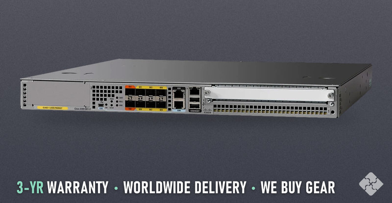 Cisco ASR1001-X / Router Chassis, Dual AC Power Supplies, Tested & Guaranteed