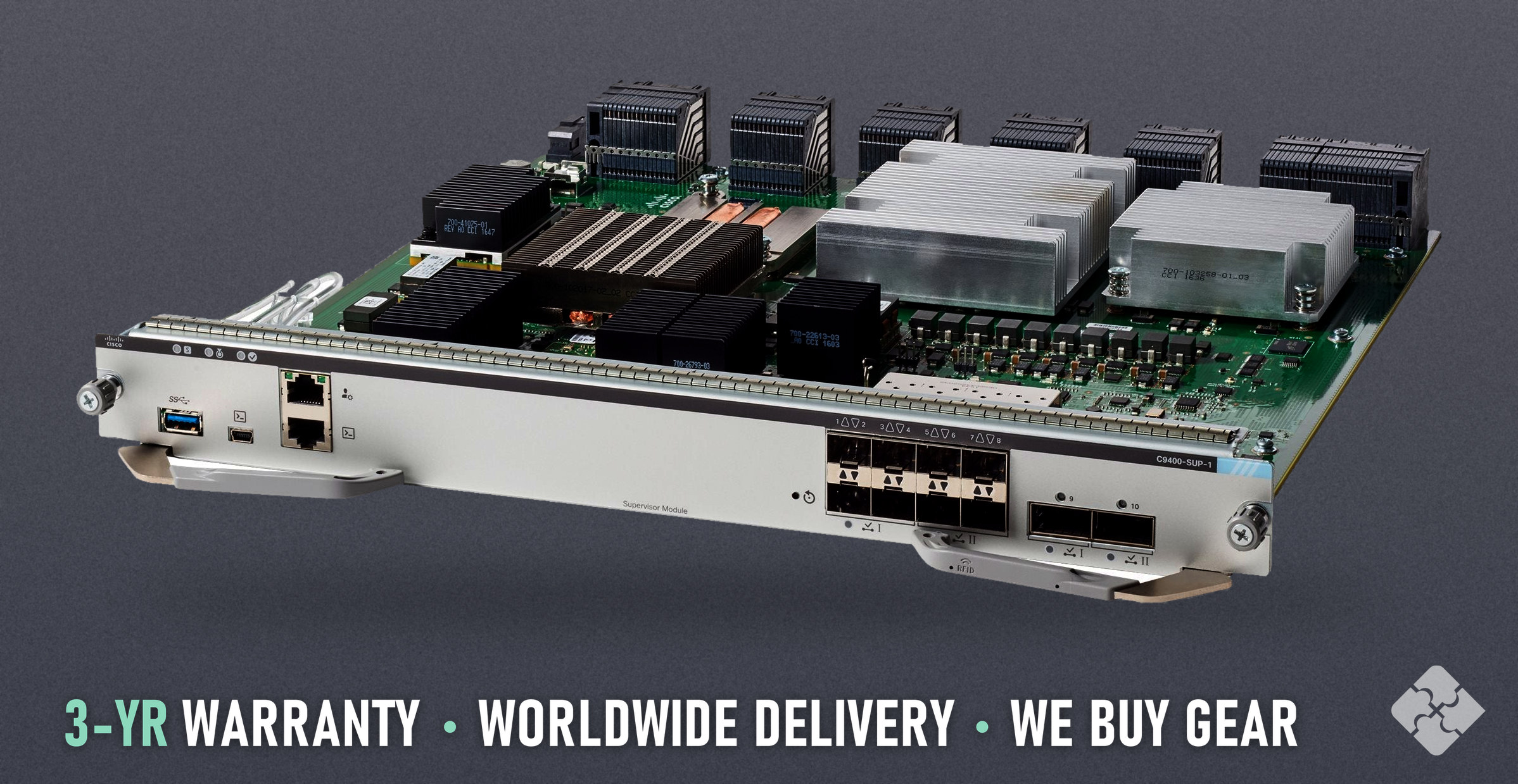 Cisco C9400-SUP-1 / Supervisor engine for the Cisco Catalyst 9400 series, Tested & Guaranteed