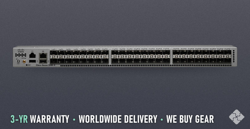 Cisco N3K-C3548P-10G / 48 ports of 1/10GbE SFP+, Tested & Guaranteed