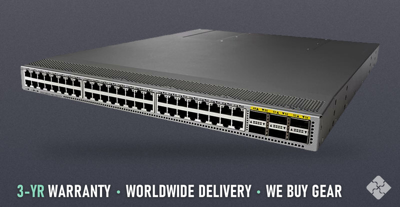 Cisco N9K-C9372TX-E / Nexus 9300 with 48p 1/10G-T and 6p 40G QSFP+, Tested & Guaranteed