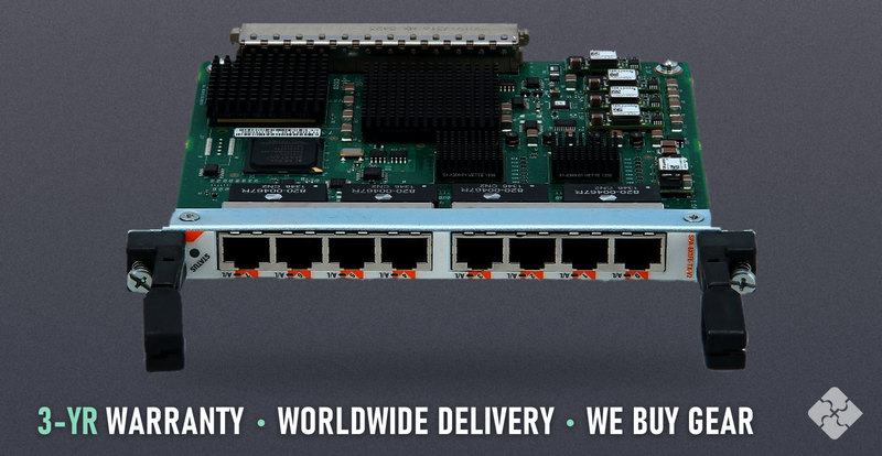 SPA-8X1FE-TX Cisco port adapter, 8x 10/100Mb RJ45