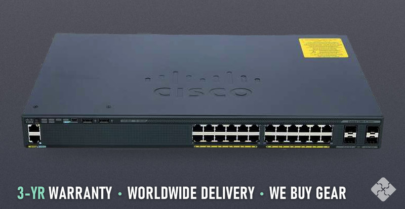 Cisco WS-C2960X-24TD-L / Catalyst 2960-X 24 GigE, 2 x 10G SFP+, LAN Base, Tested & Guaranteed
