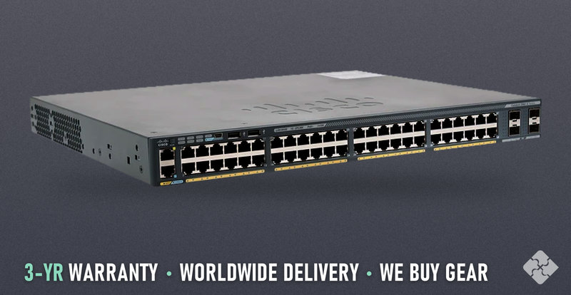 Cisco WS-C2960X-48FPS-L / CATALYST 2960-X 48 GIGE POE 740W, 4 X 1G SFP, LAN BASE