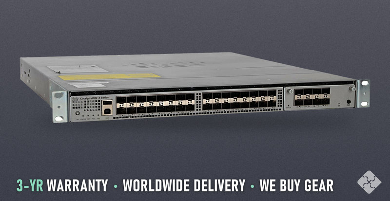 Cisco WS-C4500X-40X-ES / Cat4500-X 40 Port 10GE Ent Services, Front-to-Back, No PS