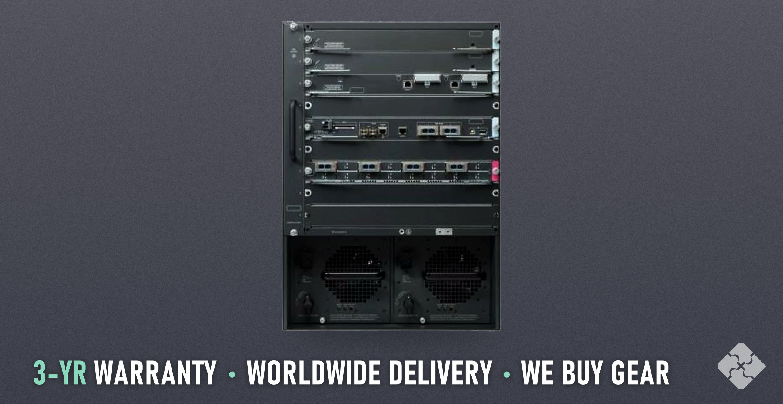 Cisco WS-C6509-E / Enh C6509 Chassis, 9slot, 15RU, No Pow Supply, No Fan Tray, Tested & Guaranteed