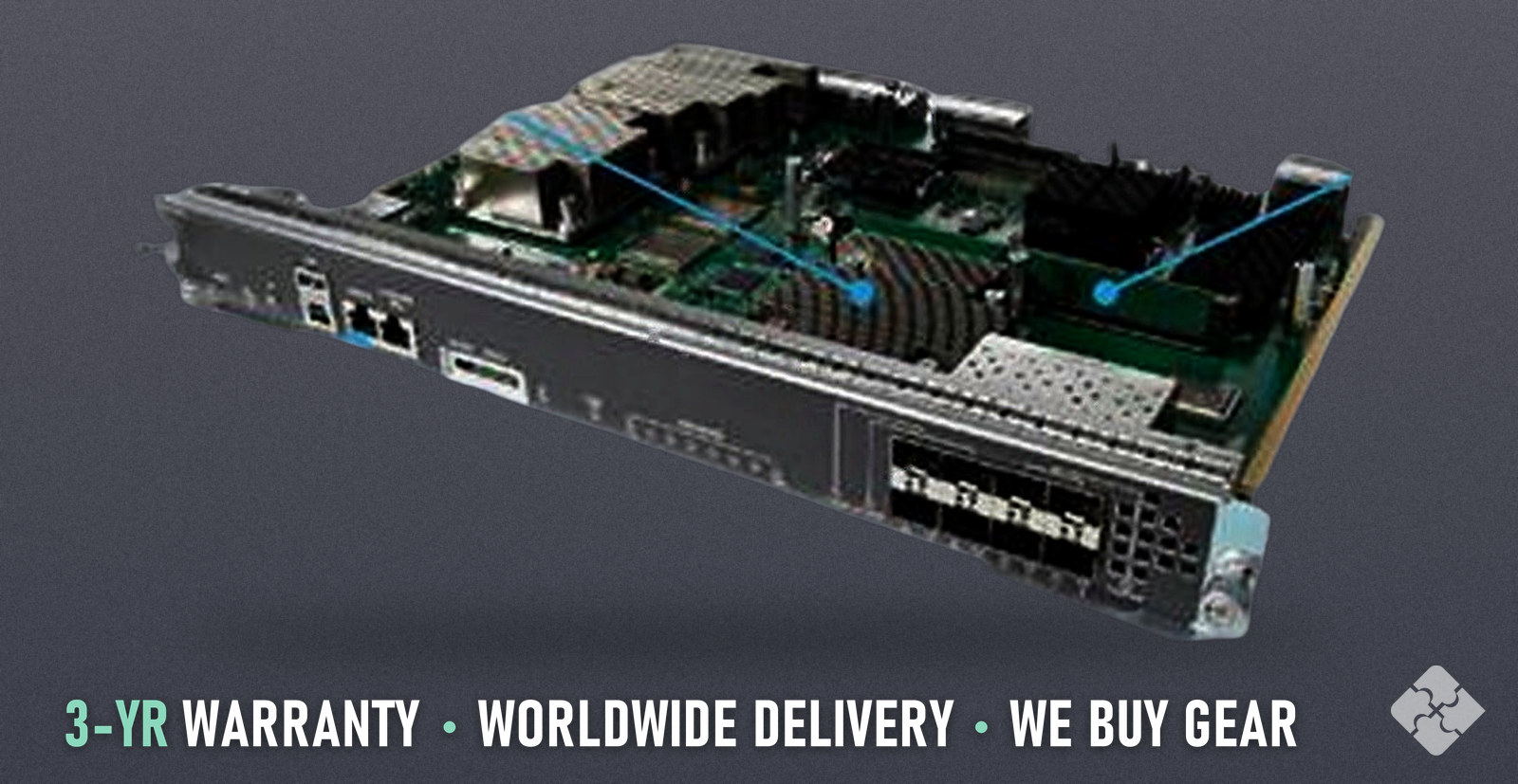 Cisco WS-X45-SUP8-E / Catalyst 4500E Supervisor Engine 8-E, 8x 1G/10G SFP+ uplink ports