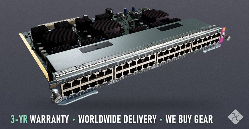 Cisco WS-X4748-UPOE+E / Catalyst 4500E 48-port UPOE line card, 10/100/1000 RJ-45