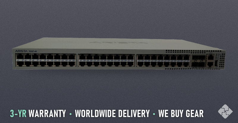 Arista DCS-7010T-48-R / 48 ports of 1GbE RJ45, Tested & Guaranteed