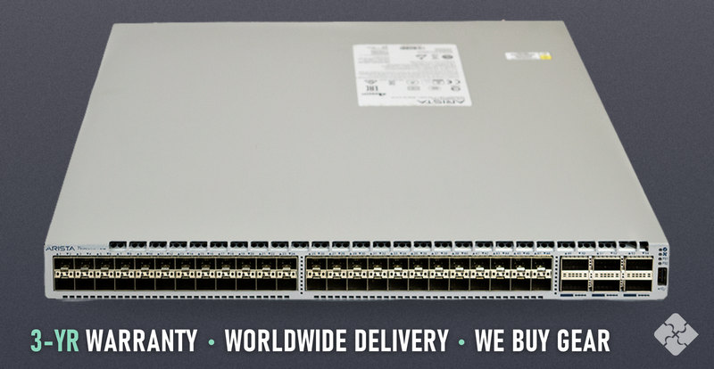 Arista DCS-7050SX2-72Q-F / 48 ports of 10GbE SFP+ and 6 ports of 40GbE QSFP+, Tested & Guaranteed
