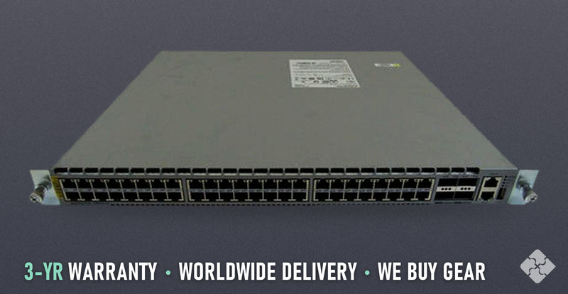Arista DCS-7050TX-64-F / 7050TX Series switch, 48x 10GBASE-T RJ-45 + 4x 40GbE QSFP+