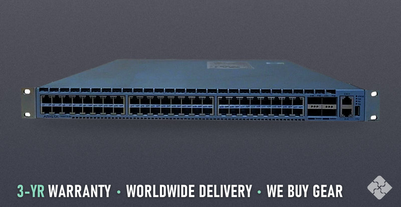 Arista DCS-7050TX-64-R / 7050TX Series switch, 48x 10GBASE-T RJ-45 + 4x 40GbE QSFP+