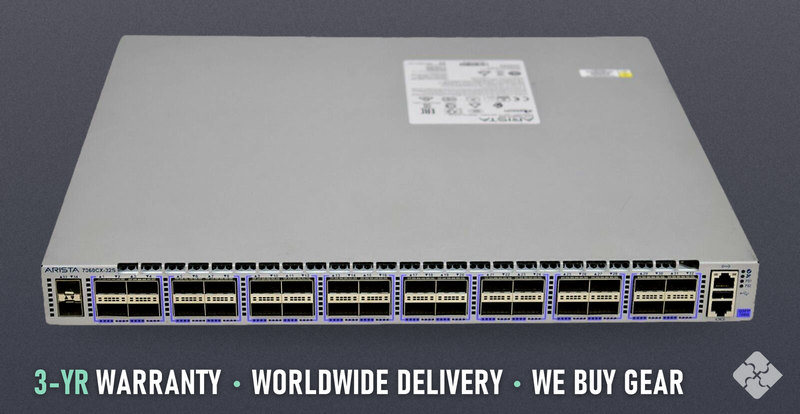 Arista DCS-7060CX-32S-F / 7060CX Series 100GbE spine switch, Tested & Guaranteed