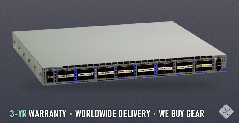 DCS-7060CX-32S-R Arista 7060CX switch, 32x 40/100GbE QSFP28 and 2x 10GbE SFP+