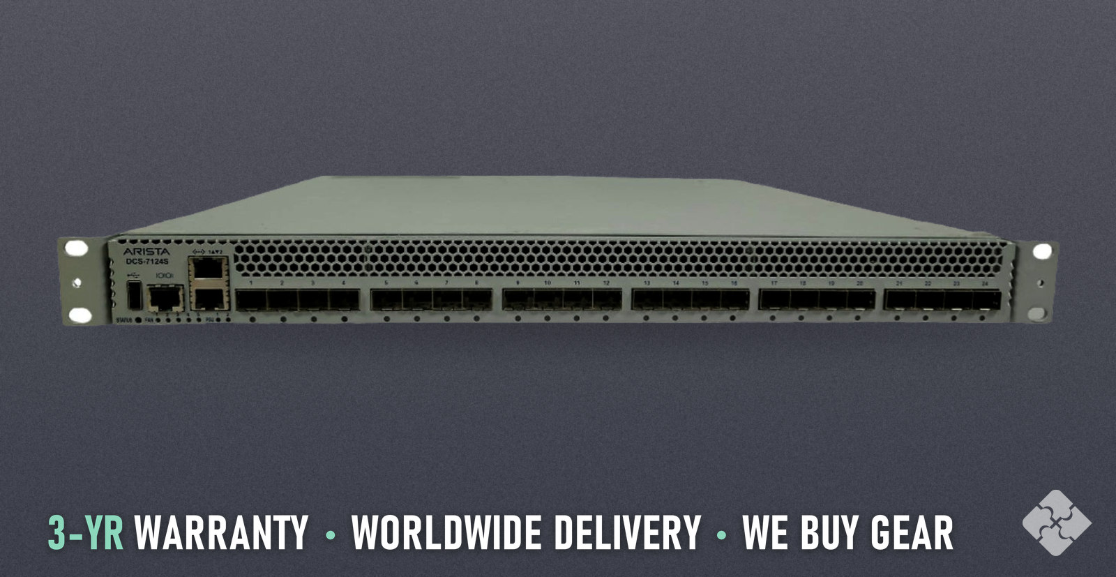 DCS-7124S-F Arista 7124S switch, 24x 10GbE SFP+