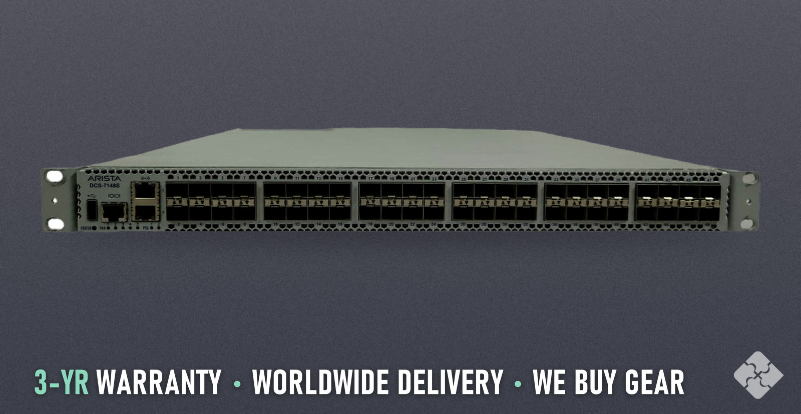 DCS-7148S-R Arista 7148S switch, 48x 10GbE SFP+