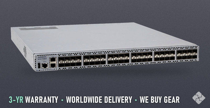 Arista DCS-7148SX-R / 48 ports of 10GbE SFP+, Tested & Guaranteed