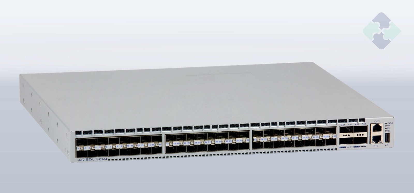 Arista DCS-7150S-64-CL-R / 48 ports of 10GbE SFP+ and 4 ports of 40GbE QSFP+, Tested & Guaranteed