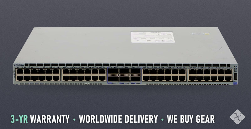 Arista DCS-7160-48TC6-R / 48 ports of 1/10GbE SFP+ and 6 ports of 100GbE QSFP28
