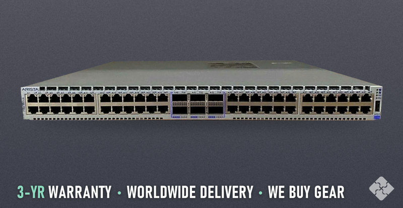 Arista DCS-7160-48YC6-R / 48 ports of 25GbE SFP28 and 6 ports of 100GbE QSFP28, Tested & Guaranteed
