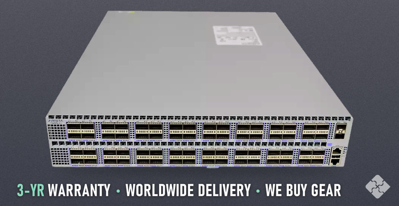Arista DCS-7260CX-64-R / 64 ports of 100GbE QSFP28 and 2 ports of 10GbE SFP+, Tested & Guaranteed
