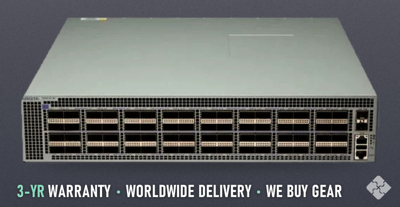 Arista DCS-7260CX3-64-F / 64 ports of 100GbE QSFP28 and 2 ports of 10GbE SFP+, Tested & Guaranteed