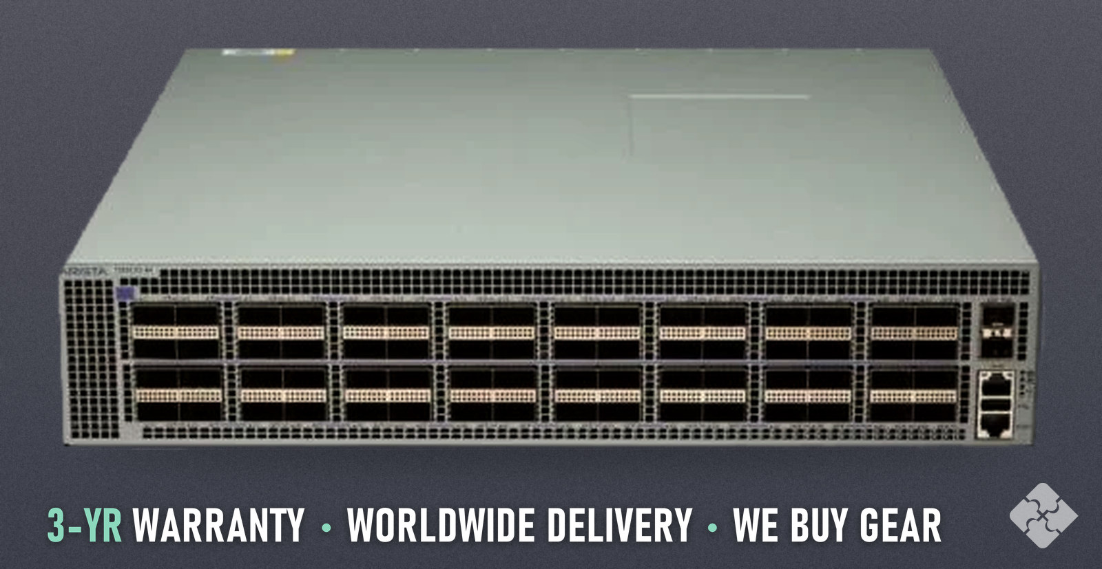 DCS-7260CX3-64-F Arista 7260CX3 switch, 64x 40/100GbE QSFP28