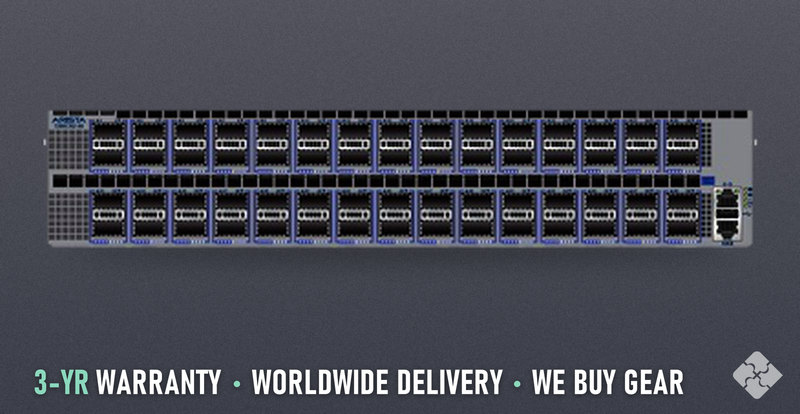 DCS-7280CR2-60-F Arista Switch, Front-to-Back Airflow, Used, 60x 100GbE QSFP28