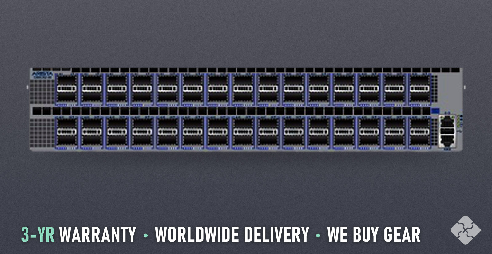 DCS-7280CR2-60-F Arista Switch, Front-to-Back Airflow, Used, 60x 100GbE QSFP28