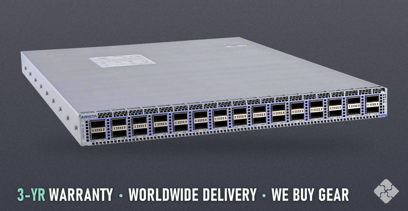Arista DCS-7280CR2A-30-F / 30 ports of 100GbE QSFP28, Tested & Guaranteed