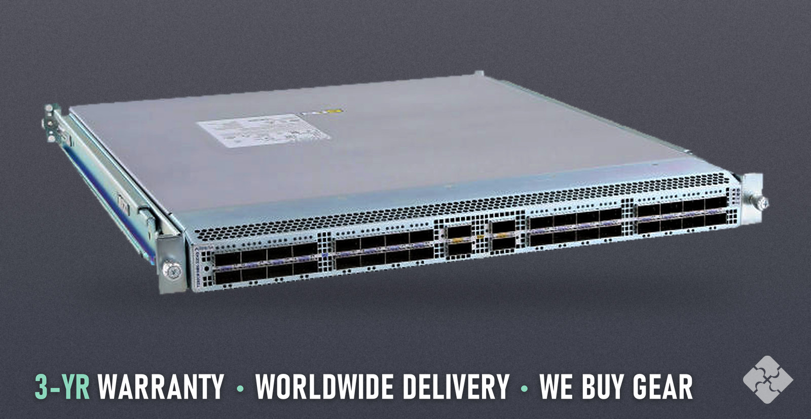 DCS-7280CR3MK-32D4S-F Arista 7280CR3MK switch, 32x 100GbE QSFP28 and 4x 400GbE QSFP-DD