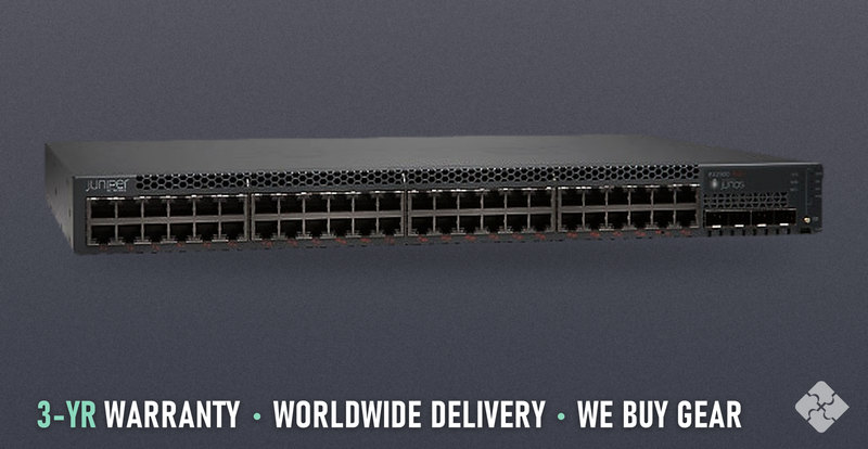 Juniper EX2300-48P / 48 ports of 1GbE PoE+ RJ45 and 4 ports of 1/10GbE SFP+, Tested & Guaranteed