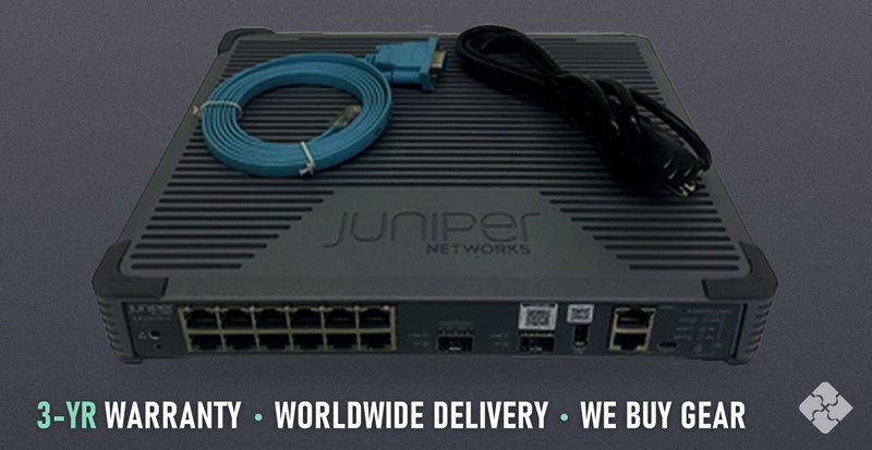 Juniper EX2300-C-12P / 12 ports of 1GbE PoE+ RJ45 and 2 ports of 1/10GbE SFP+, Tested & Guaranteed