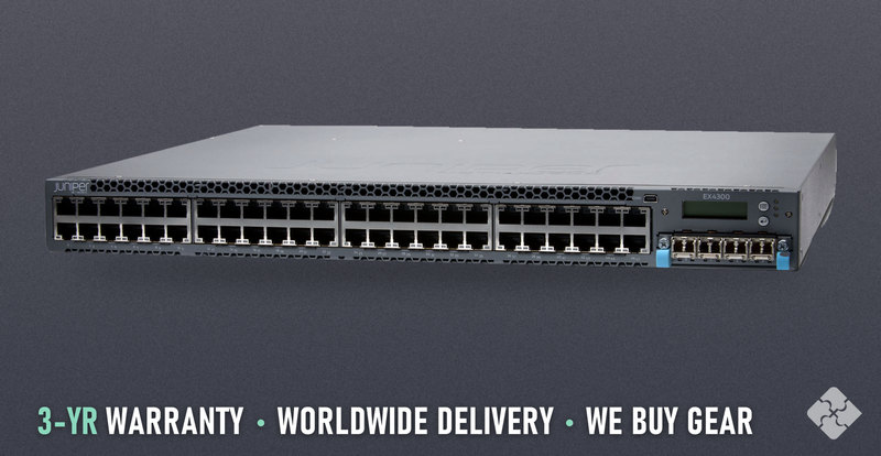 Juniper EX4300-48P-TAA / 48 ports of 1GbE PoE+ RJ45 and 4 ports of 40GbE QSFP+, Tested & Guaranteed