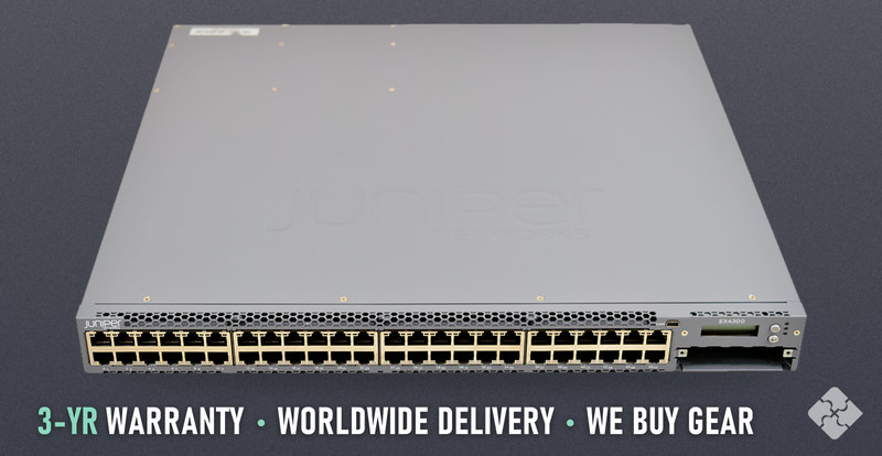 Juniper EX4300-48T / 48 ports of 1GbE RJ45 and 4 ports of 40GbE QSFP+, Tested & Guaranteed