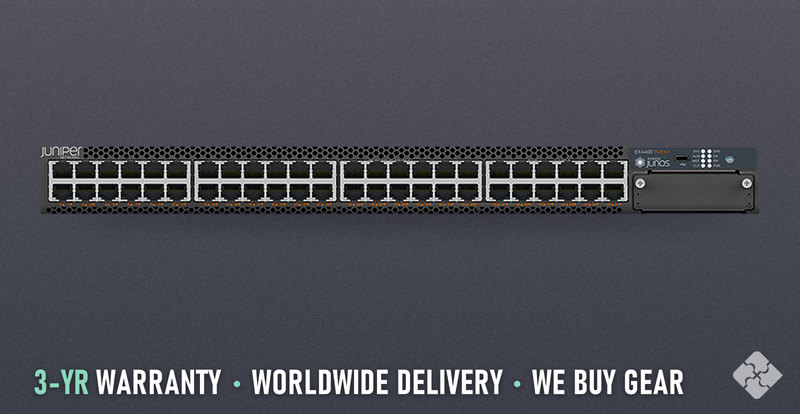 Juniper EX4400-48P / 48 ports of 1GbE PoE+ RJ45 and 2 ports of 100GbE QSFP28, Tested & Guaranteed