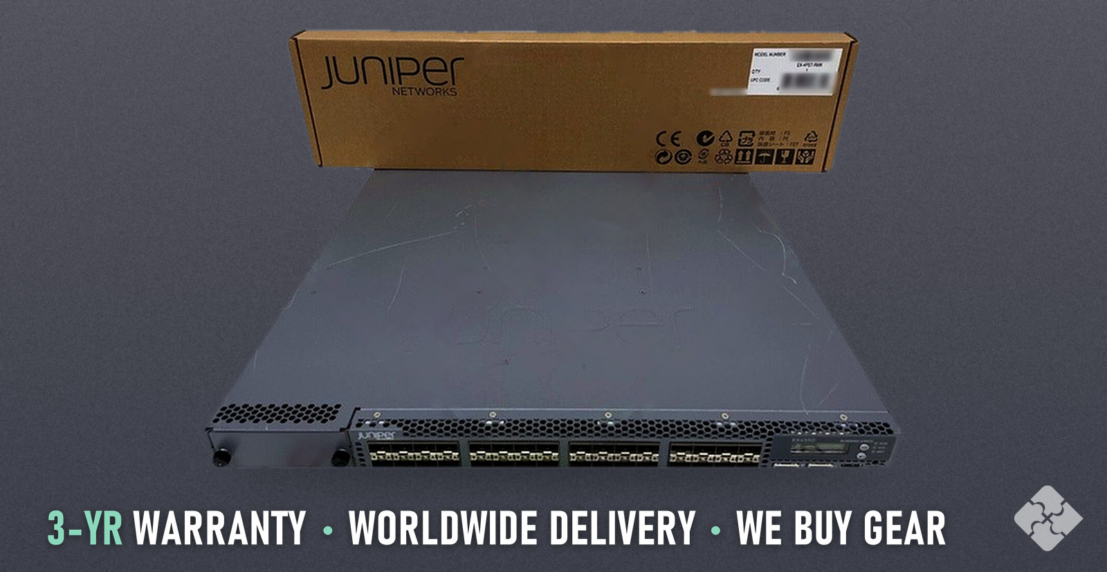 EX4550-32F-AFI Juniper EX4550 switch, 32x 1/10GbE SFP+