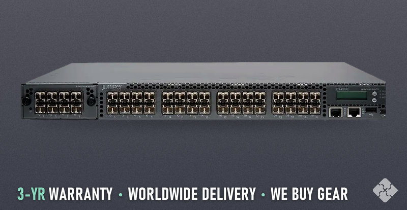 Juniper EX4550-32F-DC-AFI / 32 ports of 10GbE SFP+, Tested & Guaranteed