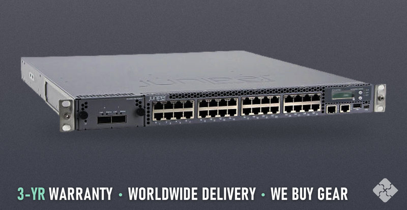 Juniper EX4550-32T-AFI / 32x 10GB Copper 2x Expansion Mod Slot B-F Air Switch, Tested & Guaranteed